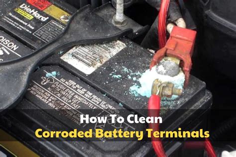 Cleaning methods for battery terminal corrosion