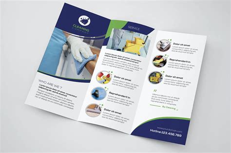 Cleaning Services Brochure Template 3