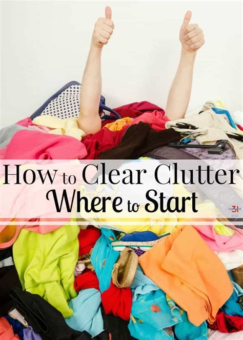 Clear clutter