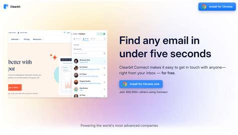 Clearbit Email Extraction Service