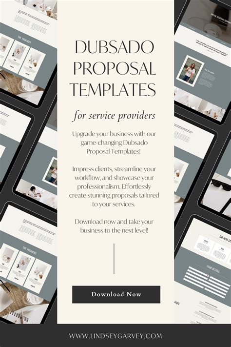 Client proposal templates for Dubsado clients