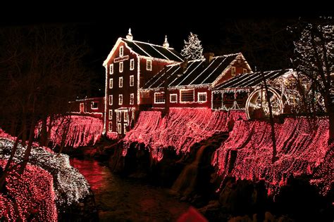 Clifton Mill Christmas Lights Display in Ohio