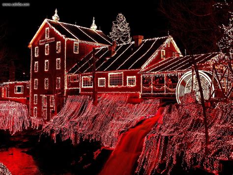 Clifton Mill Christmas Lights Display in Ohio