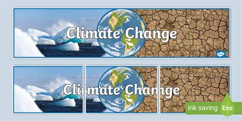 Climate Change Banners