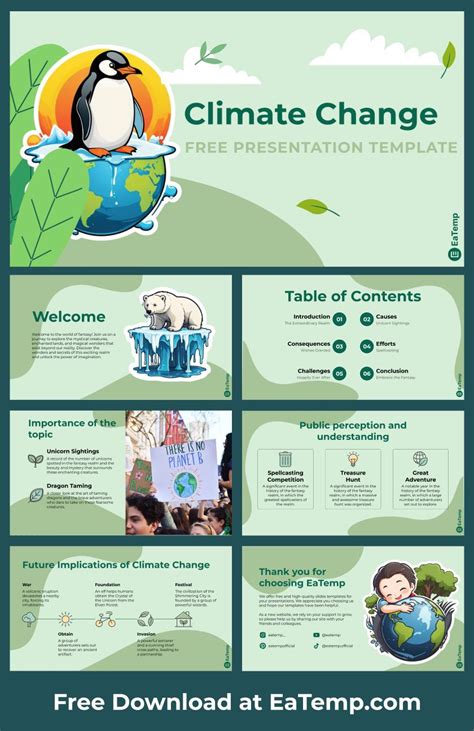 Climate Change PowerPoint Templates