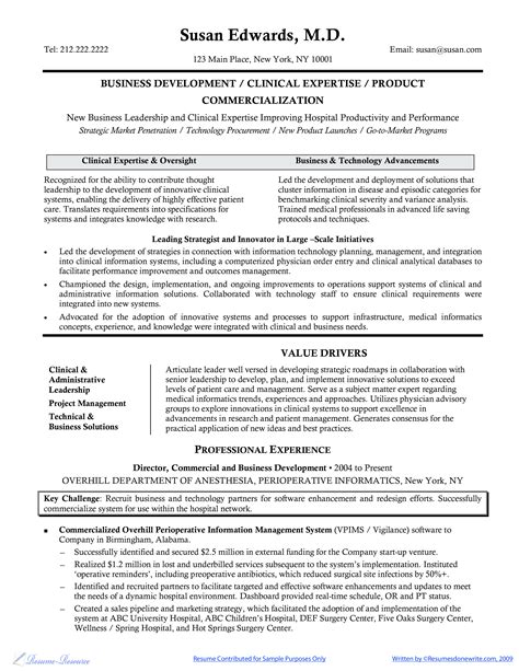 Clinical Research Resume Template Example 4