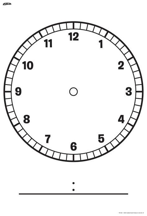 Clock Face Chart