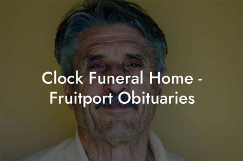 Description of Clock Funeral Home