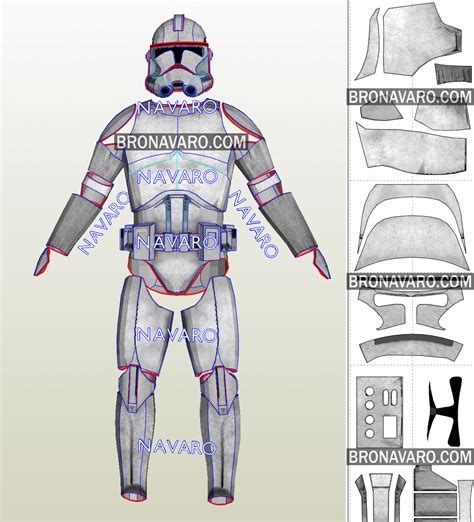 Clone Trooper armor template gallery 8