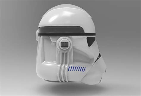 Clone Trooper Helmet Phase 2 Side View