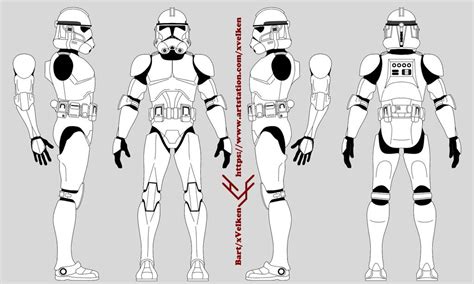 Clone Trooper Helmet Template 4