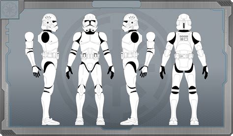 Clone Trooper Helmet Template 8