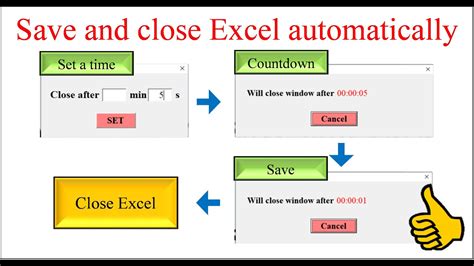 VBA Code to Close Excel Application