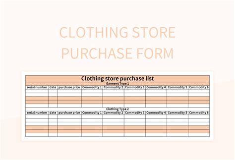 Clothing store template 6