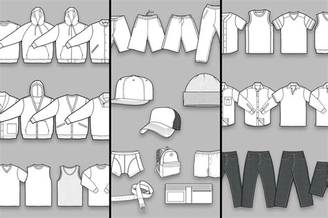 Clothing Template Design Gallery