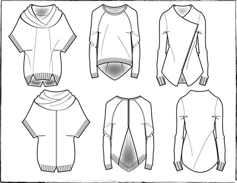 Clothing Templates for Adobe Illustrator