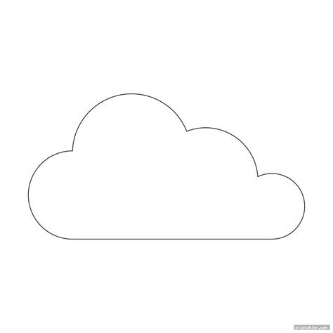 Cloud Shape Template 1