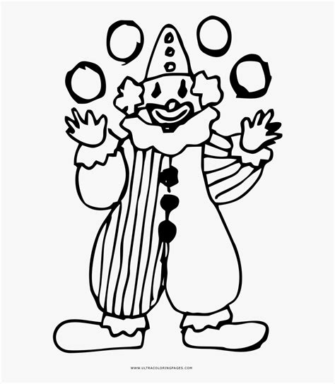 Clown hat coloring page