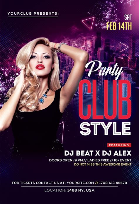 Club Flyer Template 4