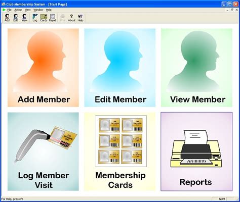 Club Membership Software Template