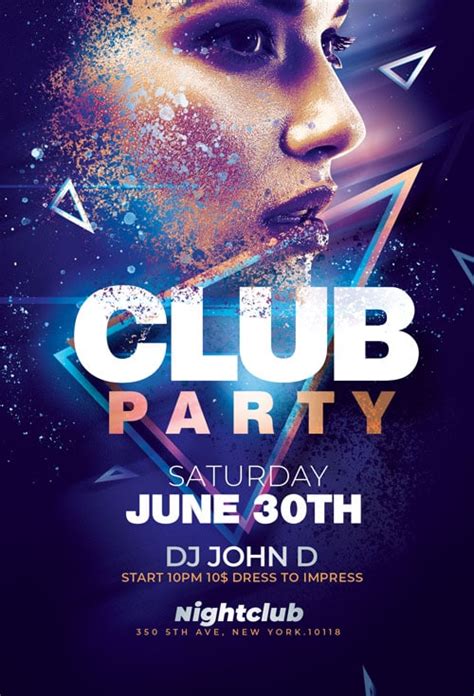 Club Party Flyer Templates