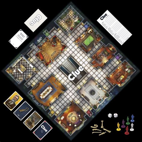 Clue Game Board Printable 6