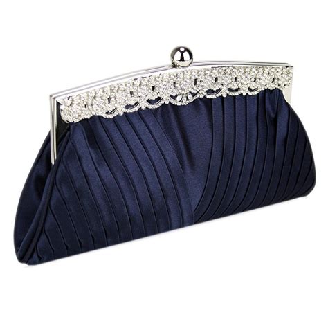 Clutch Purse Navy Prom Dress