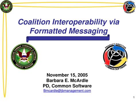 Coalition Interoperability