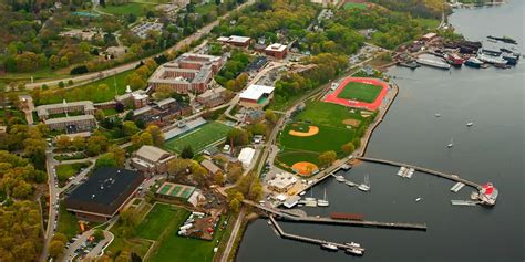 The United States Coast Guard Academy in New London