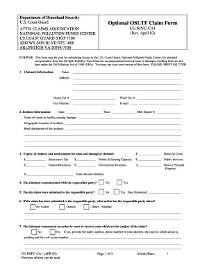 Coast Guard Application