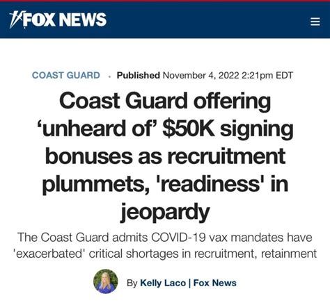 Coast Guard Bonuses and Incentives