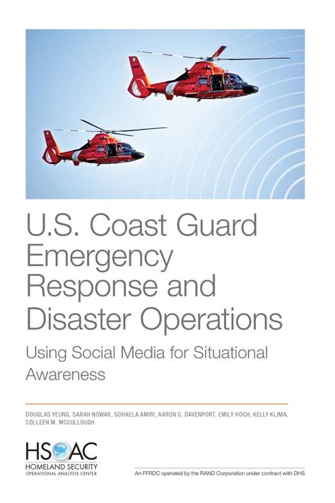 Coast Guard disaster response team in action