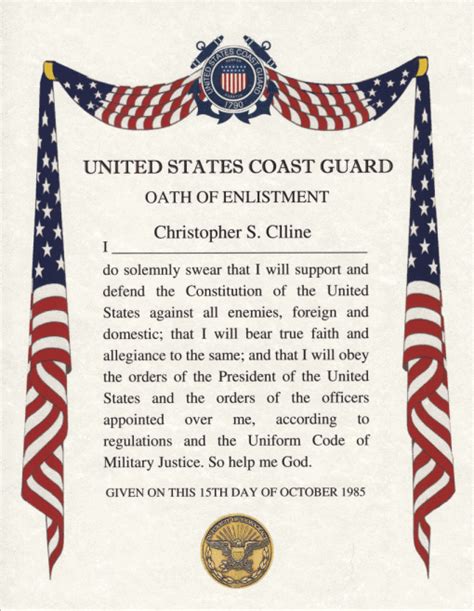 Coast Guard Enlisted Requirements