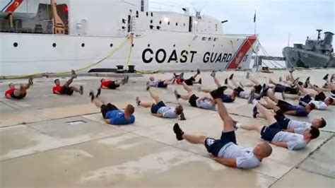 Coast Guard Fitness Exercise