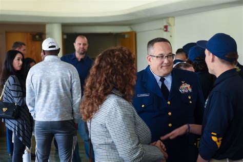 Coast Guard JROTC cadets participating in a classroom exercise