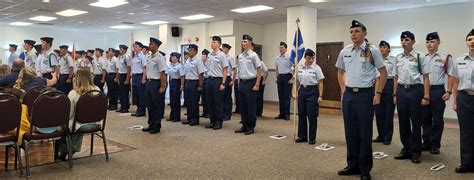 Coast Guard JROTC cadets participating in a marksmanship competition