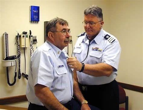 Coast Guard medical exam