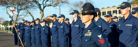 Coast Guard member in uniform