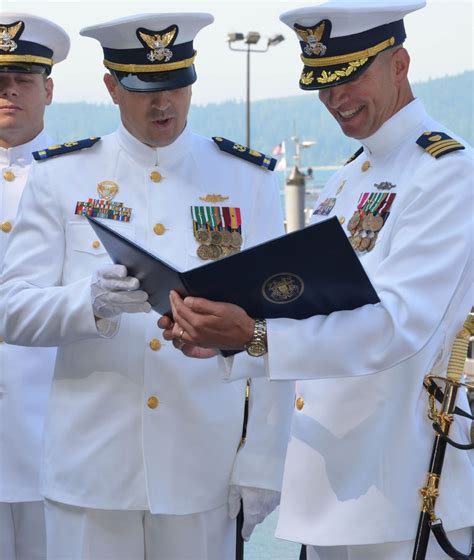 Coast Guard Officer Uniform Posture