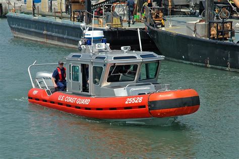 Coast Guard Small Boat with Machine Gun