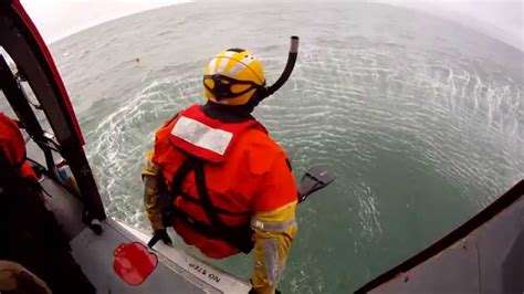 Practicing Jumping for Coast Guard Swim Test