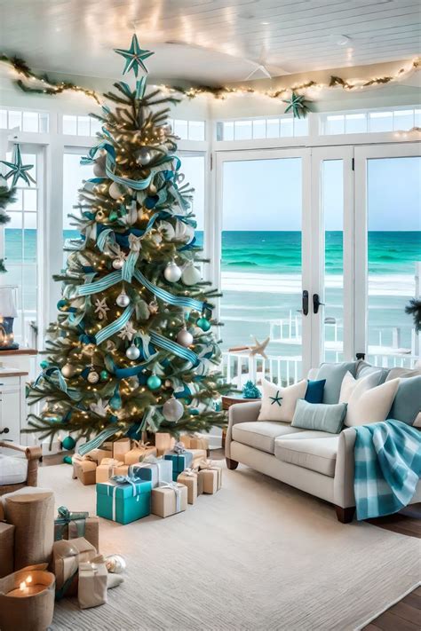 Coastal Cottage Christmas Tree