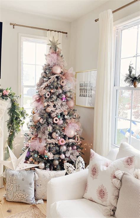 Coastal Pink Christmas Tree Decoration