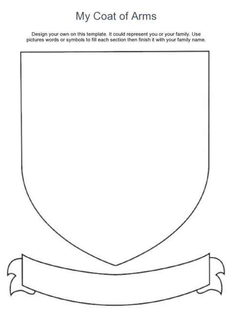 Coat of Arms Template Designs for Business Cards