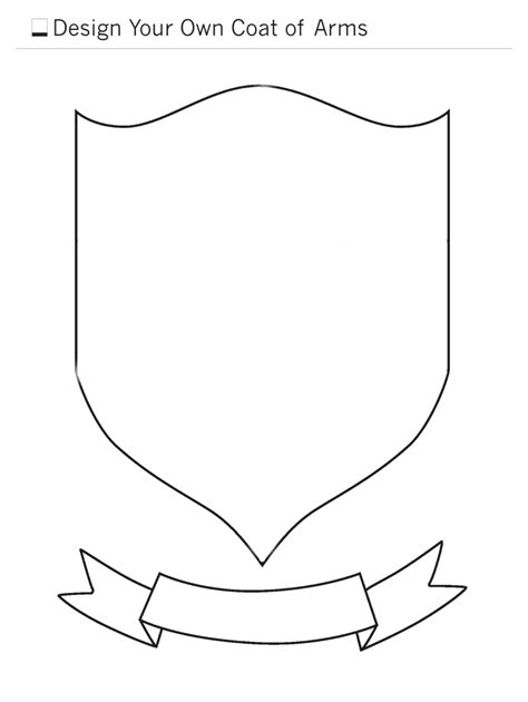 Coat of Arms Template Ideas