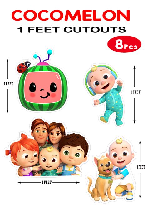 Cocomelon character printables 3