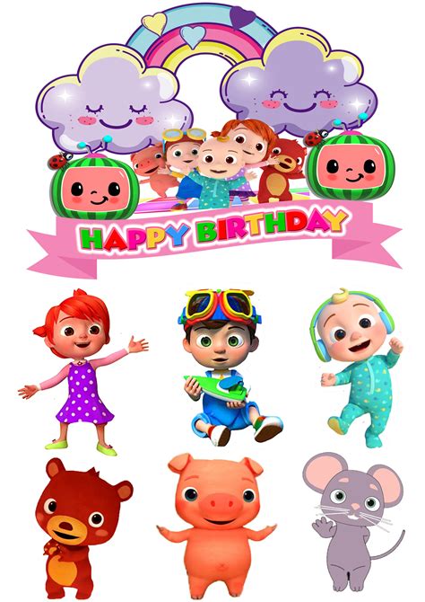 Cocomelon character printables 6