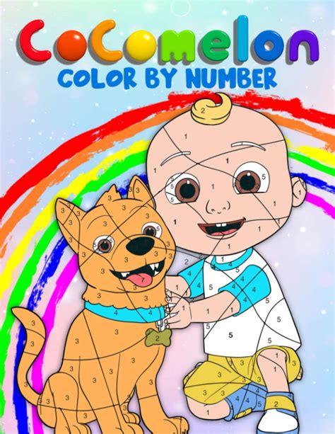 Cocomelon Color by Number Template