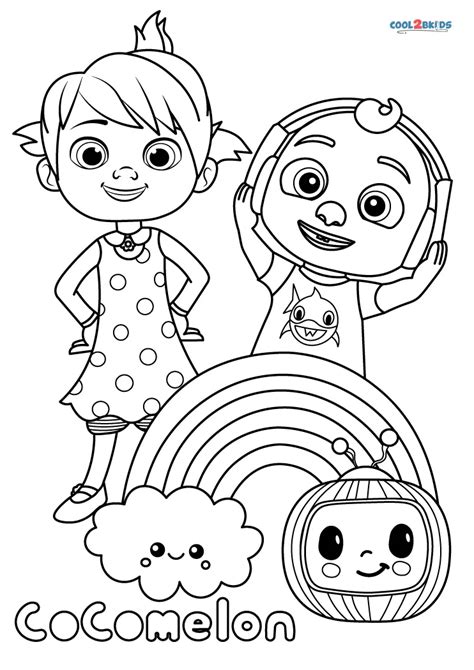 Cocomelon Coloring Pages for Kids Activities