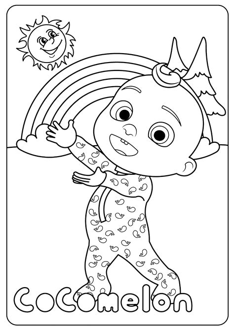 Cocomelon Coloring Pages for Kids Learning